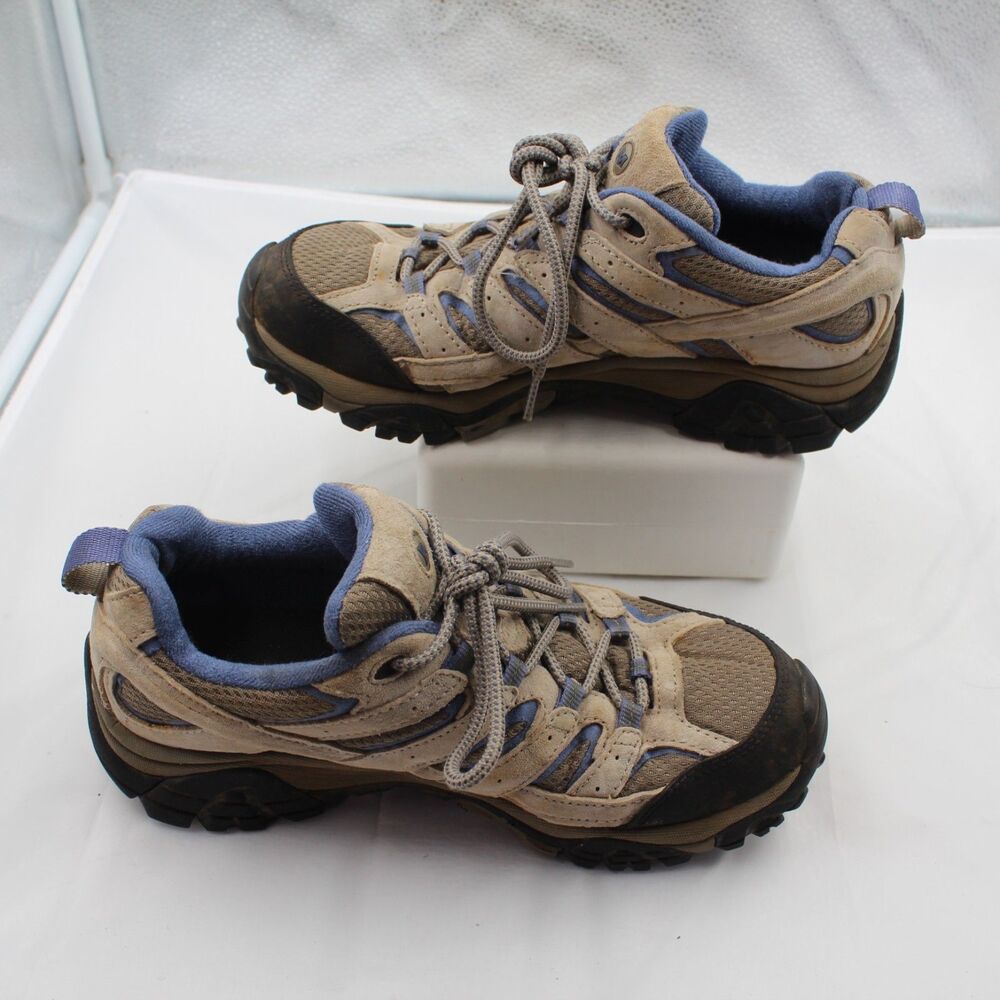 Merrell Women's Moab 2 Vent Size 9 Hiking Shoes Aluminum Marlin